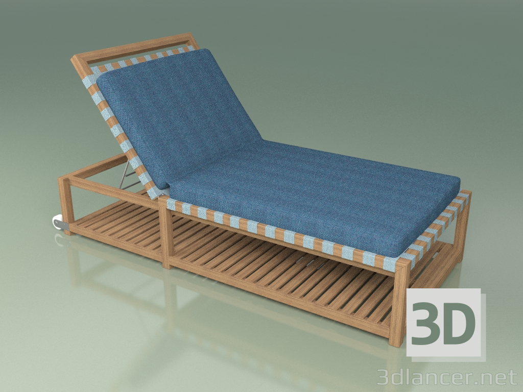 modèle 3D Chaise longue 142 - preview