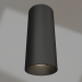 modello 3D Lampada SP-POLO-SURFACE-R65-8W Warm3000 (BK-BK, 40°) - anteprima