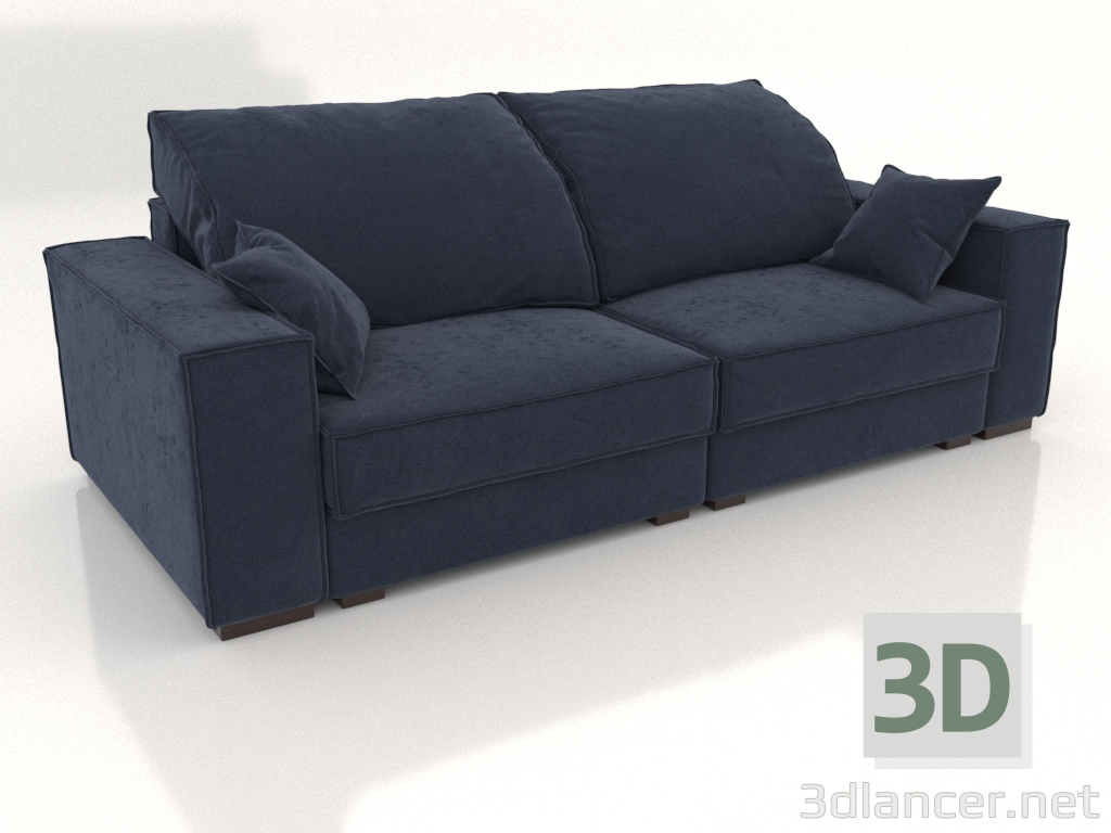 3D Modell Sofa gerade Budapest - Vorschau