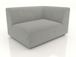 Sofa module corner (L) asymmetrical right