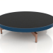 modello 3D Tavolino rotondo Ø90x22 (Grigio blu, DEKTON Domoos) - anteprima