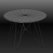 3d model Glass table - preview