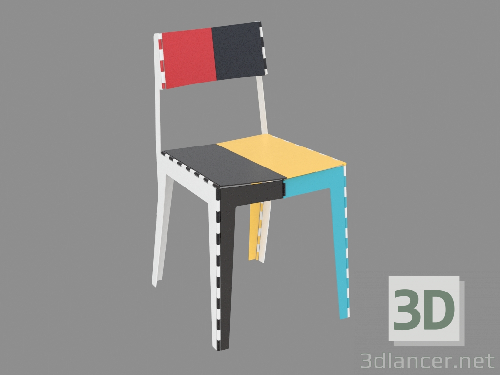 3d модель Стул складной Stitch Chair – превью