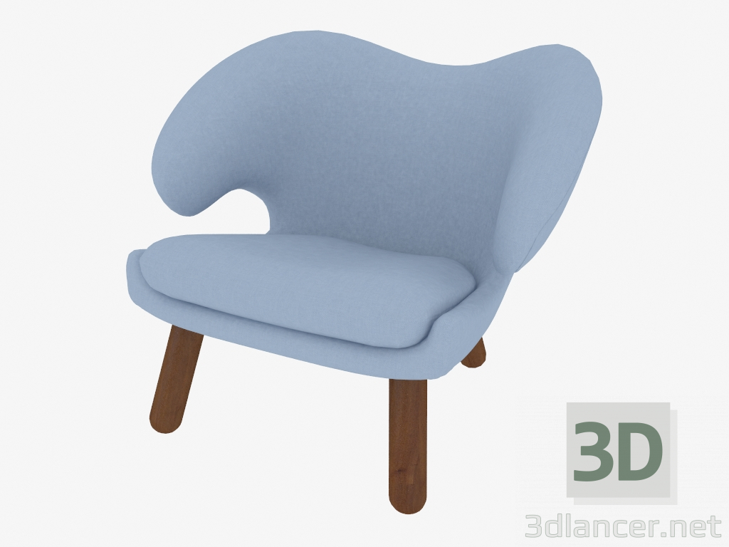 3d модель Кресло Finn Juhl Pelican chair – превью