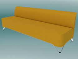 Triple sofa without armrests (3B)