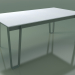 modello 3D Tavolo da pranzo per esterno InOut (938, ALLU-SA, doghe in pietra lavica smaltata bianca) - anteprima