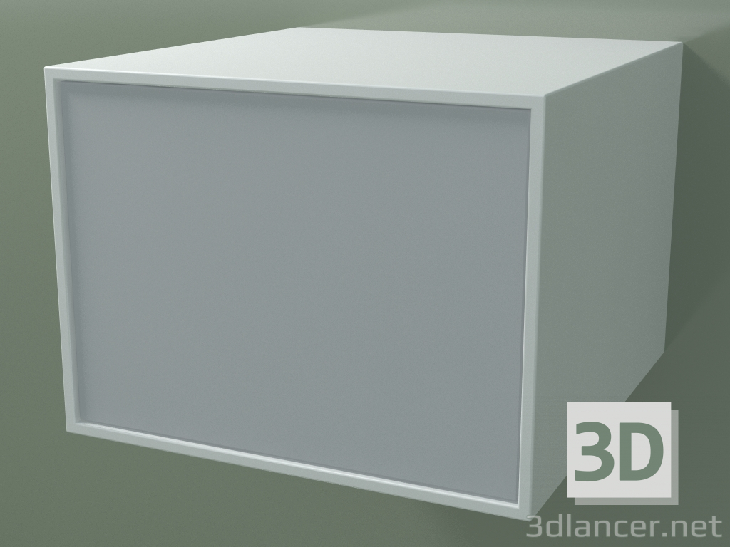 3D Modell Box (8AUABB01, Gletscherweiß C01, HPL P03, L 48, P 50, H 36 cm) - Vorschau