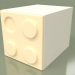 modello 3D Cubo guardaroba per bambini (Crema) - anteprima