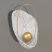 modello 3D Applique Delia bianco (07642,01) - anteprima
