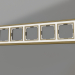 Modelo 3d Moldura para 5 postes Palacio (bronze-branco) - preview