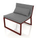 3d model Lounge chair (Wine red) - preview