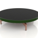 3d model Round coffee table Ø90x22 (Bottle green, DEKTON Domoos) - preview
