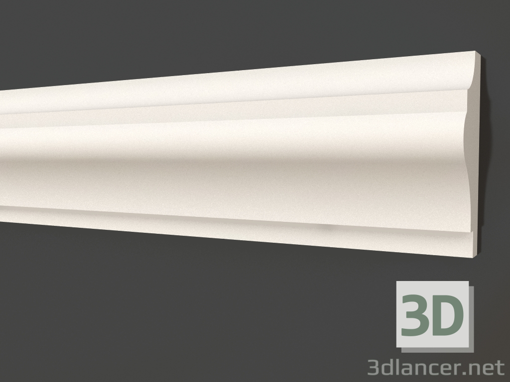 3d model Plaster molding LG 020 1 (48х18) - preview