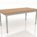 modèle 3D Table à manger 1600x800 mm (RAL 7044, chêne naturel) - preview