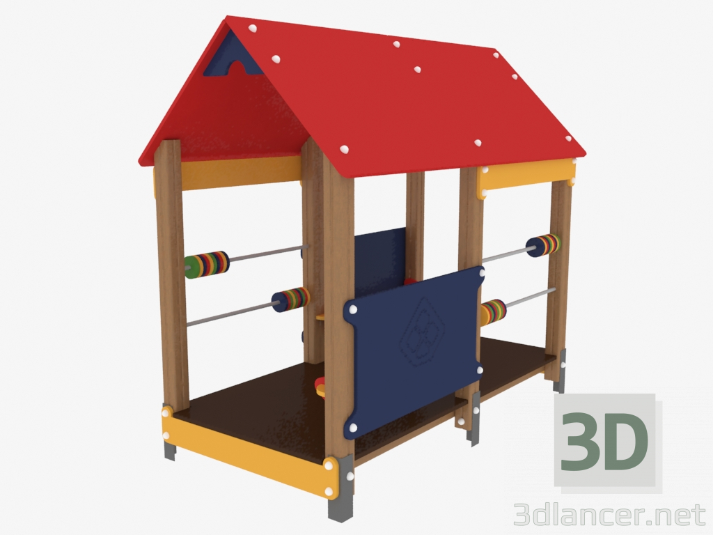 3d модель Дитячий ігровий будиночок (5007) – превью
