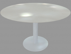 Dining table (white stained ash D120)