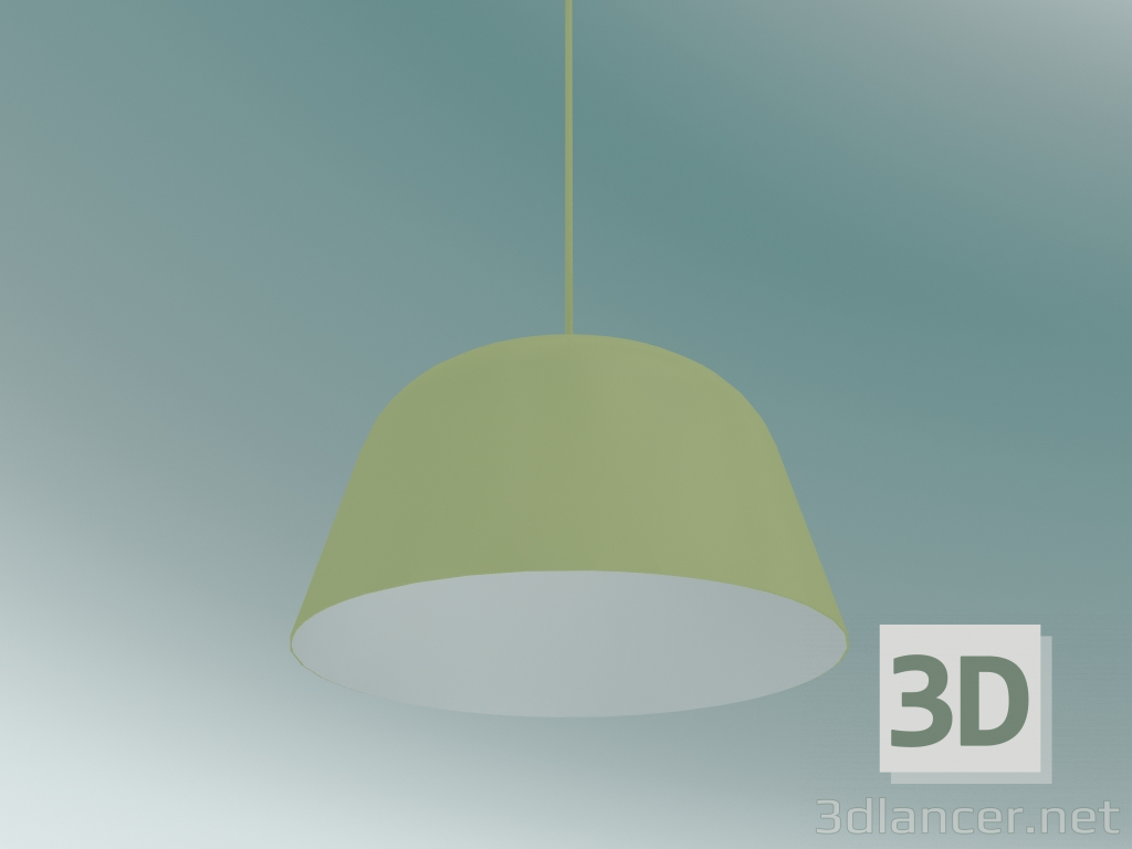 3D Modell Pendelleuchte Ambit (Ø40, beige-grün) - Vorschau