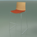3d model Bar stool 0305 (on a sled, with a pillow on a seat, natural oak) - preview