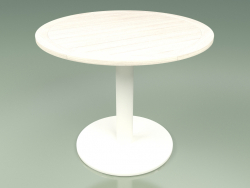 Table 003 (Metal Milk, Weather Resistant White Colored Teak)