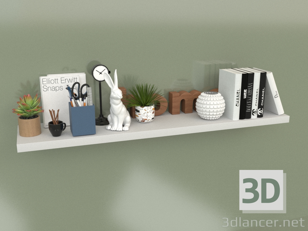 3d model Hanging shelf (10261) - preview