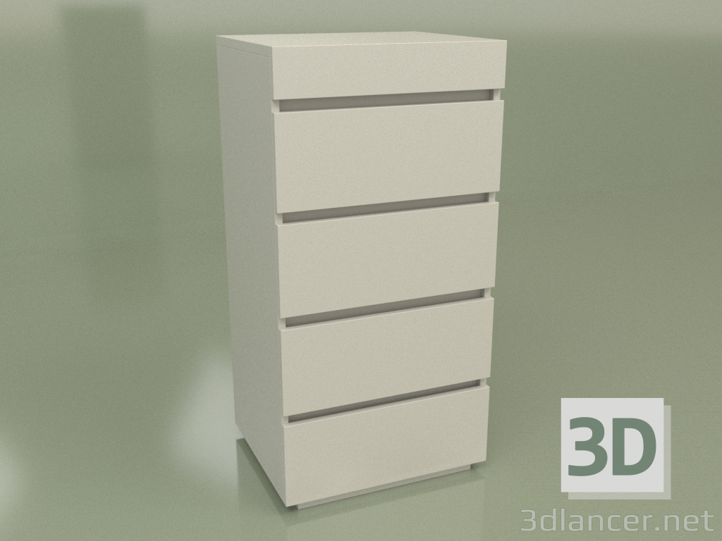 3d model Chest of drawers Mn 340 (Ash) - preview