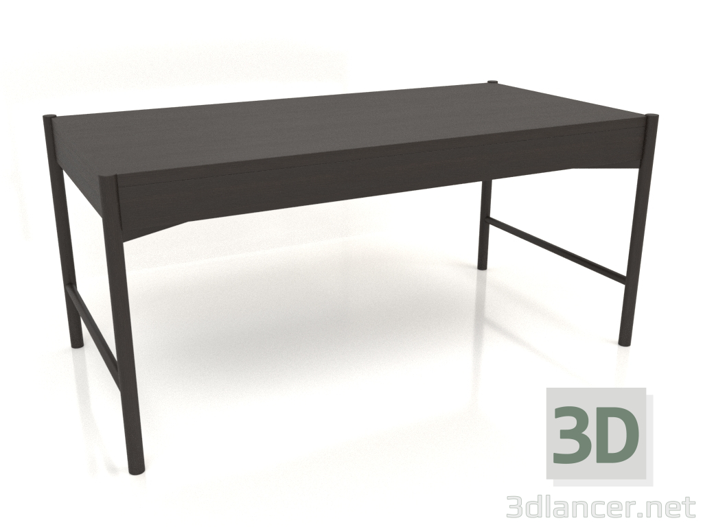 modello 3D Tavolo da pranzo DT 09 (1640x840x754, legno marrone scuro) - anteprima