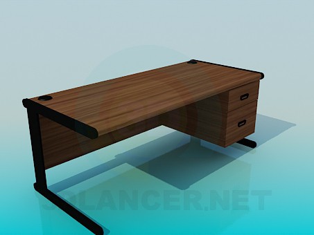 3d model The desk - preview 3d model The desk - preview