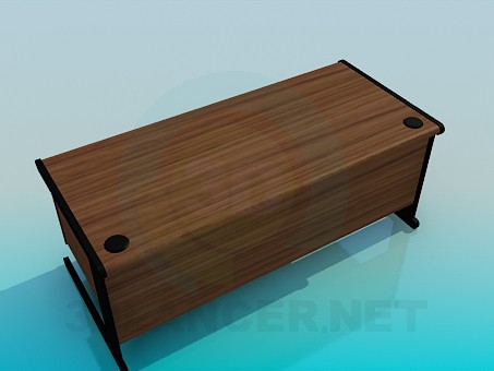 3d model The desk - preview 3d model The desk - preview