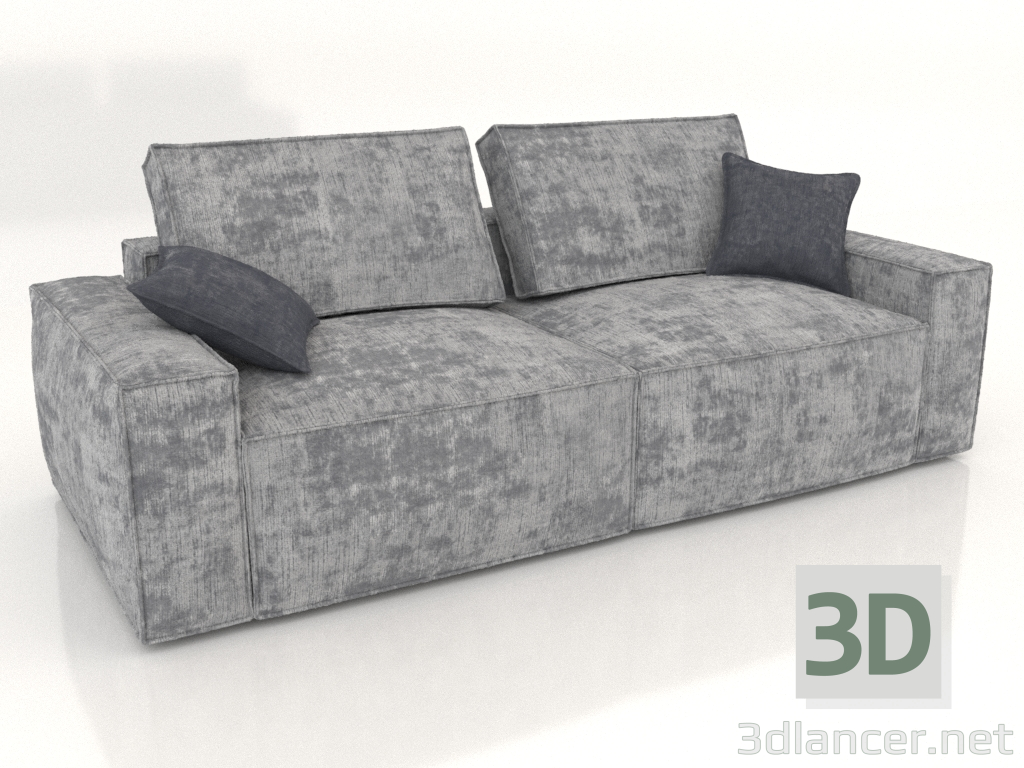 3D Modell Sofa gerade Loft (Eurobook) - Vorschau
