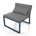 modèle 3D Chaise longue (Gris bleu) - preview