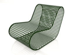 Club chair without rope (Bottle green)