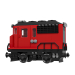 Extintor Mini Diesel-Eléctrico Tren Clase B 3D modelo Compro - render