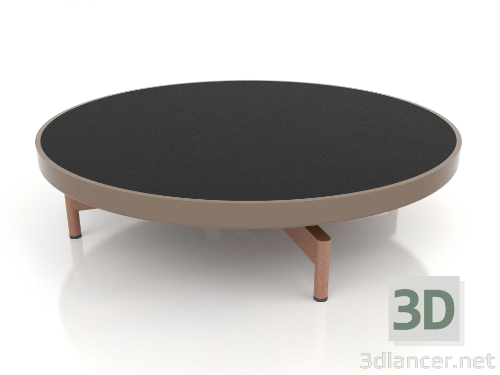 3d model Round coffee table Ø90x22 (Bronze, DEKTON Domoos) - preview