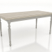 modèle 3D Table à manger 1600x800 mm (RAL 7044, chêne éclairci) - preview