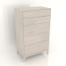 3D Modell FARGO Kommode 750x450x1250 mm (Eiche gebleicht) - Vorschau