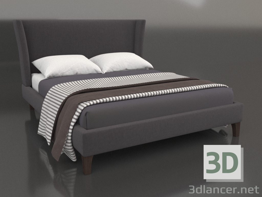 modèle 3D Lit design Zach - preview