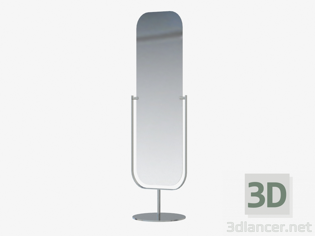 3D Modell Spiegelbodenspiegel - Vorschau