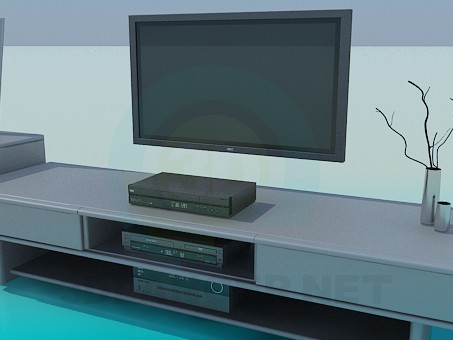3d model The furniture in the living room - preview 3d model The furniture in the living room - preview