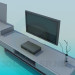 modello 3D I mobili in salotto - anteprima
