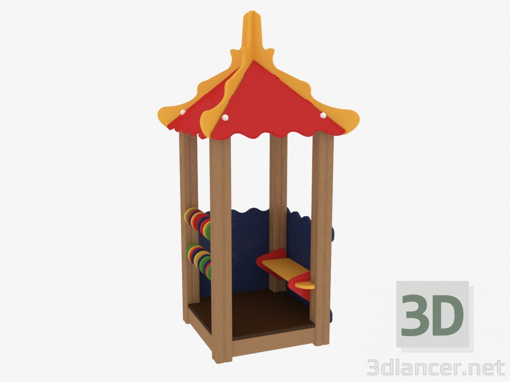 3D Modell Kinderspielhaus (5008) - Vorschau