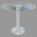 3d model Dining table (glass 80cm) - preview