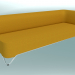 3d model Triple sofa with armrest on the left (3L) - preview