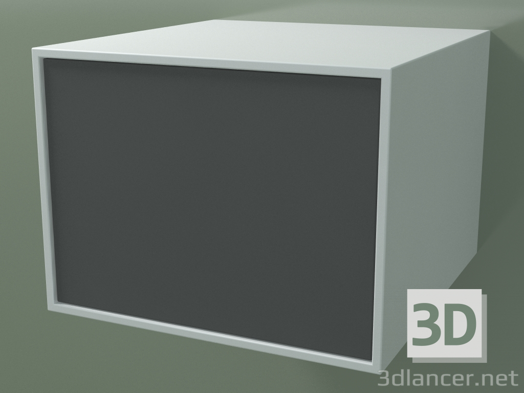Modelo 3d Caixa (8AUABB01, Branco Glaciar C01, HPL P05, L 48, P 50, H 36 cm) - preview