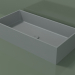 modèle 3D Vasque à poser (01UN41101, gris argenté C35, L 72, P 36, H 16 cm) - preview