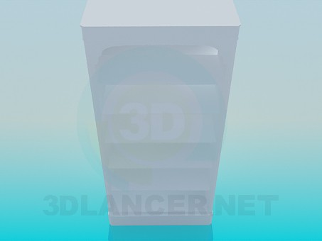 modello 3D Cremagliera - anteprima