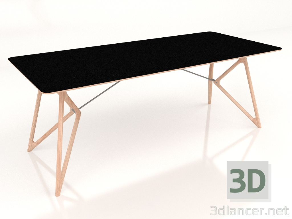 3D modeli Yemek masası Tink 200 (Nero) - önizleme