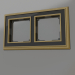 3d model Frame for 2 posts Palacio (bronze-black) - preview