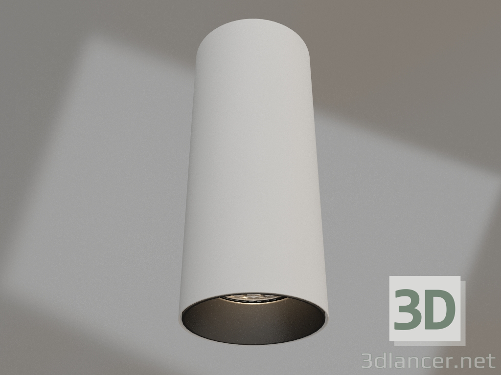 modèle 3D Lampe SP-POLO-SURFACE-R65-8W Warm3000 (BL-BK, 40°) - preview