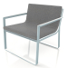 3d модель Клубное кресло (Blue grey) – превью