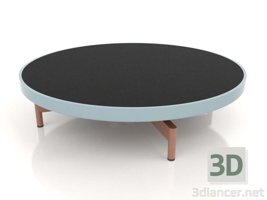 3D Modell Runder Couchtisch Ø90x22 (Blaugrau, DEKTON Domoos) - Vorschau